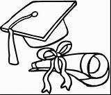 Graduation Coloring Diploma Drawing Pages Cap Congratulations Graduate Hat Clipart Clip Gown Congrats Cliparts Printables Drawings Color Sheet Educational Faa sketch template