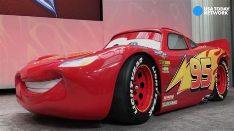 Life Size Lightning Mcqueen Of Cars 3 Makes Debut