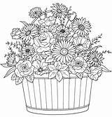 Erwachsene Blumen Malvorlagen Wouldnt sketch template