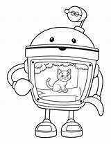 Umizoomi Team Coloring Pages Bot sketch template