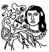 Leger Fernand Colorear Kunstwerk Malbuch Erwachsene Fur Léger Woman Georges Coloriages Adulte Kleurplaten Volwassenen Seurat Masterpieces Adultes Youg Cassat Venus sketch template