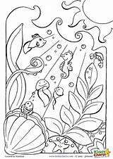 Ocean Coloring Pages Kids Adults Print Underwater Sea Colouring Printable Printables Sheets Color Tennessee Pdf Kiddycharts Template Floor Scene Animals sketch template