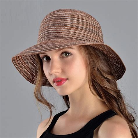 fashion beach hat female summer sun cap foldable wide brim straw hats girls big bow