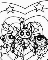 Coloring Pages Girls Powerpuff 90s Puff Power Ppg Cartoons Book Color Cartoon Kids Printable Print Colouring Books Halloween Super Library sketch template