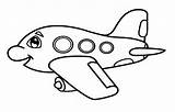 Aeroplane Preschoolcrafts sketch template