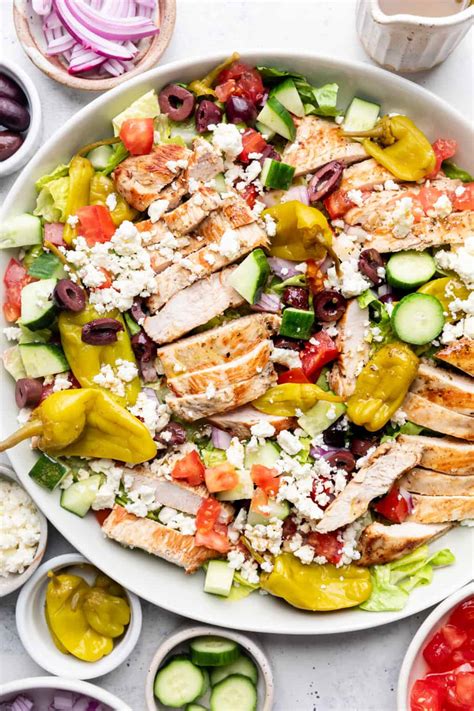 grilled greek chicken salad erin lives
