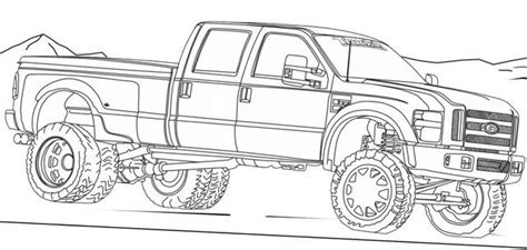 printable coloring pages  pickup trucks
