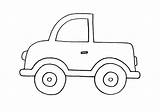 Simple Car Para Dibujos Autos Drawing Pintar Kids Coloring Pages Transporte Moldes Medios Sus Trucks Paintingvalley Cars sketch template