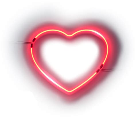 neon heart neonheart red redheart sticker by hailhekate