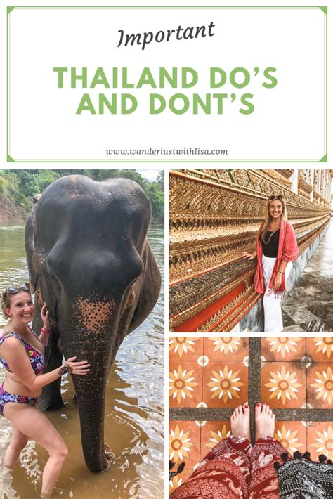 thailand do and dont for tourists asia travel thailand