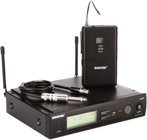 shure slx wireless guitar system  band sweetwater