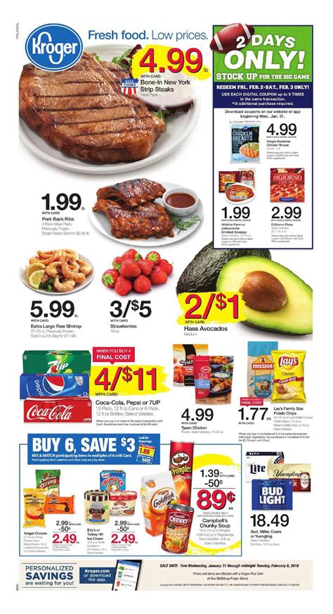 kroger weekly ad flyer march    weeklyadcom weekly ads fresh food kroger