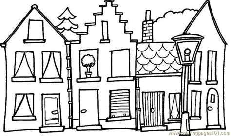 home view coloring page  houses coloring pages house colouring