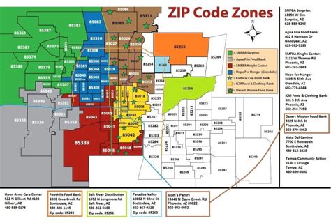 Scottsdale Zip Code Map Scottsdale Az