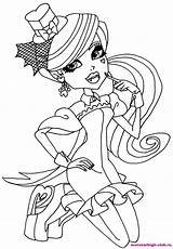 Monster Coloring High Pages Printable Print Girls Halloween Choose Board Book sketch template
