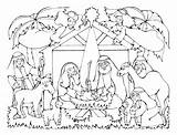 Coloring Manger Pages Christmas Wise Men Color Getcolorings Scene Print Therapy Printable sketch template