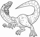 Velociraptor Scary Coloring Pages Dinosaur Printable Kids Categories sketch template