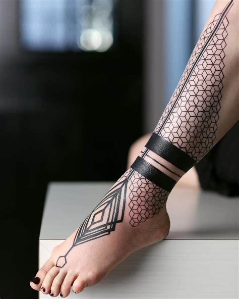 geometric tattoos ideas ninja cosmico