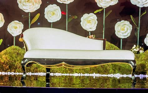 black  white wedding sofa lwr luxury wedding rental