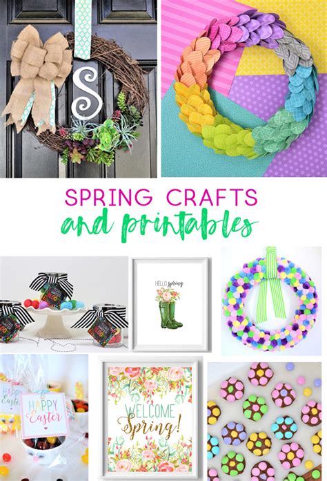 spring crafts   printables