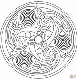 Mandala Mandalas Espiral Coloriage Colorare Celta Celtas Celtici Spirale Celtique Espirales Disegno Colorier Pintar Designlooter Tablette Triskel sketch template