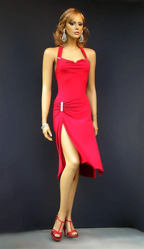 Ta 047 Argentine Tango Dress Red Tango Dress Tango Fashion