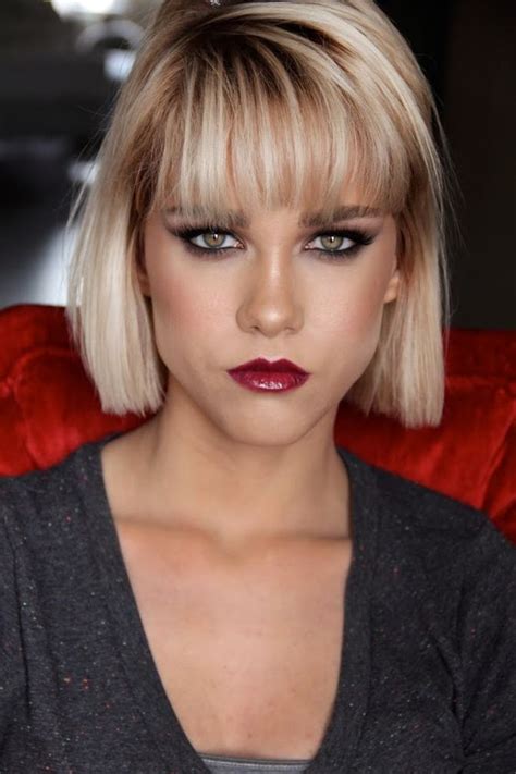 Unique And Stunning Chin Length Bob Hairstyle Short
