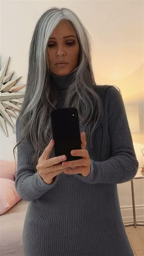 Face Beauty In 2022 Long Gray Hair Gray Hair Highlights Grey Hair