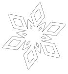 christmas snowflake template printable snowflake patterns  trace