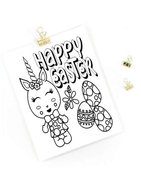 printable happy easter coloring pages fun happy home