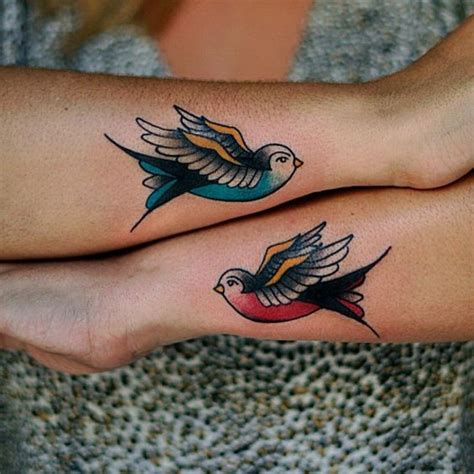 Bird Tattoos On Back