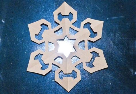 How To Make 6 Sided Kirigami Snowflakes « Math Craft Wonderhowto