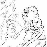 Firefighter Coloring Pages sketch template