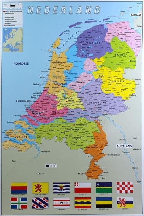 bolcom poster nederland provincie map kaart    cm aardrijkskundetopografie thema
