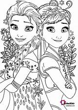 Frozen Bubakids Colorear Colorare Dibujos Disegni Malvorlagen Herfamily sketch template