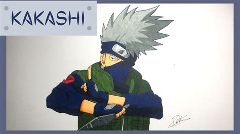 How To Draw Kakashi From Naruto Easy Step By Step