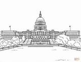 Capitol Coloring Building States United Pages State Drawing Empire Sheet Printable Washington Template Color Georgia Kids Supercoloring Landmarks Sketch Usa sketch template