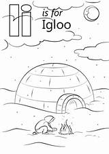 Igloo Coloring Category Greatestcoloringbook sketch template