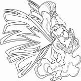 Sirenix Winx Roxy sketch template