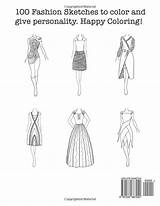 Coloring Fashion Amazon Adult sketch template