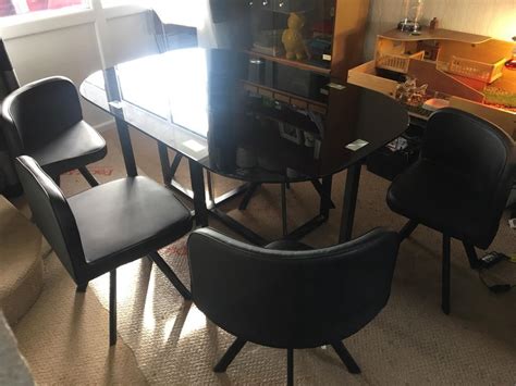 space saving dining table   chairs  thorpe hesley south