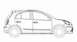 Micra Sketches Officiels Schets Toont Carscoops Autofans Exciting sketch template