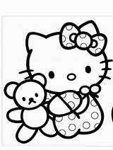 Kitty Colorare Mewarnai Bow Disegno Princesse Coloriage Starklx sketch template