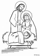 Jesus Manger Coloring Pages Drawing Baby Nativity Color Colouring Printable Drawings Getcolorings Paintingvalley Print sketch template