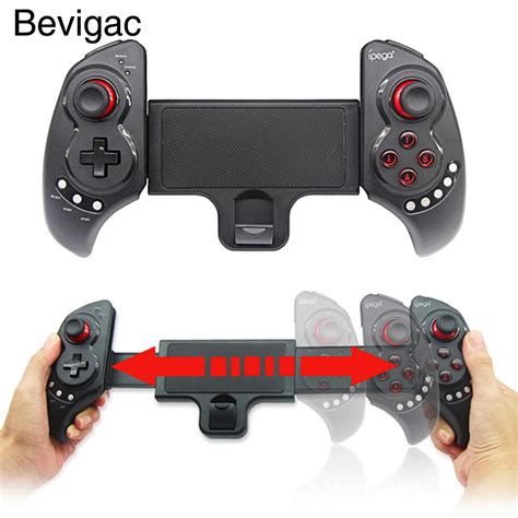 bevigac wireless bluetooth mobile phone game controller gamepad joystick  stretch bracket