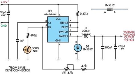efficient fan speed controller circuit diagram