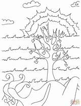 Tree Coloring Pages Celtic Printable Klimt Color Gustav Getcolorings Print Comments Categories sketch template