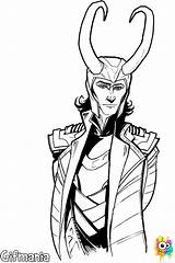 Loki Laufeyson sketch template