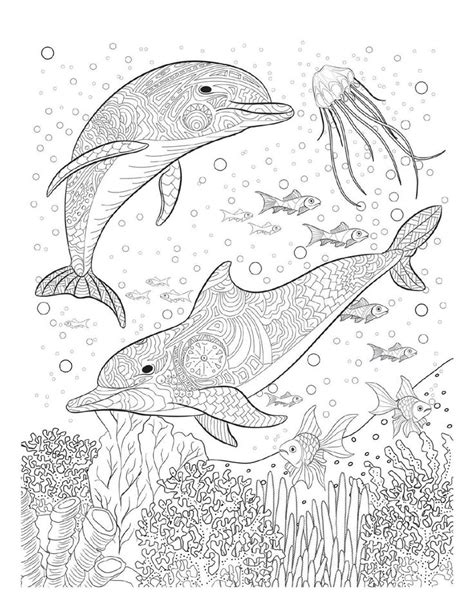 coloring pages  print underwater images  pinterest