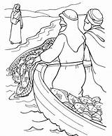 Jesus Coloring Pages Disciples Calls Peter Fishing Fish Bible Choose Board Sunday School Kids Colouring sketch template